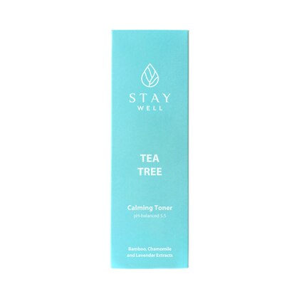 210 ML Stay Well VEGAN TEA TREE TONER Tonico Vegan Tea Tree  1 di 2 