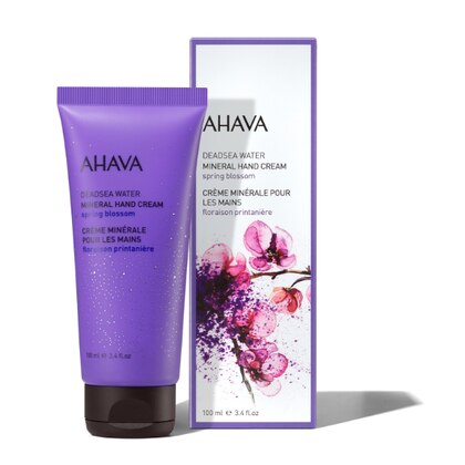 100 ML Ahava SPRING BLOSSOM Daedsea Water Mineral Hand Cream  1 di 3 