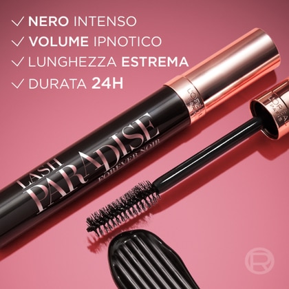 6,4 ML L'Oréal Paris LASH PARADISE - FOREVER NOIR Mascara Volumizzante e Allungante  1 di 8 