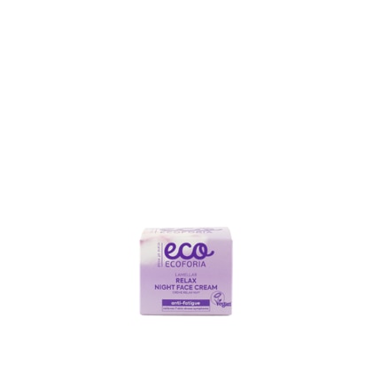 50 ML Ecoforia LAVENDER CLOUDS Lamellar Relax Night Face Cream  1 di 2 