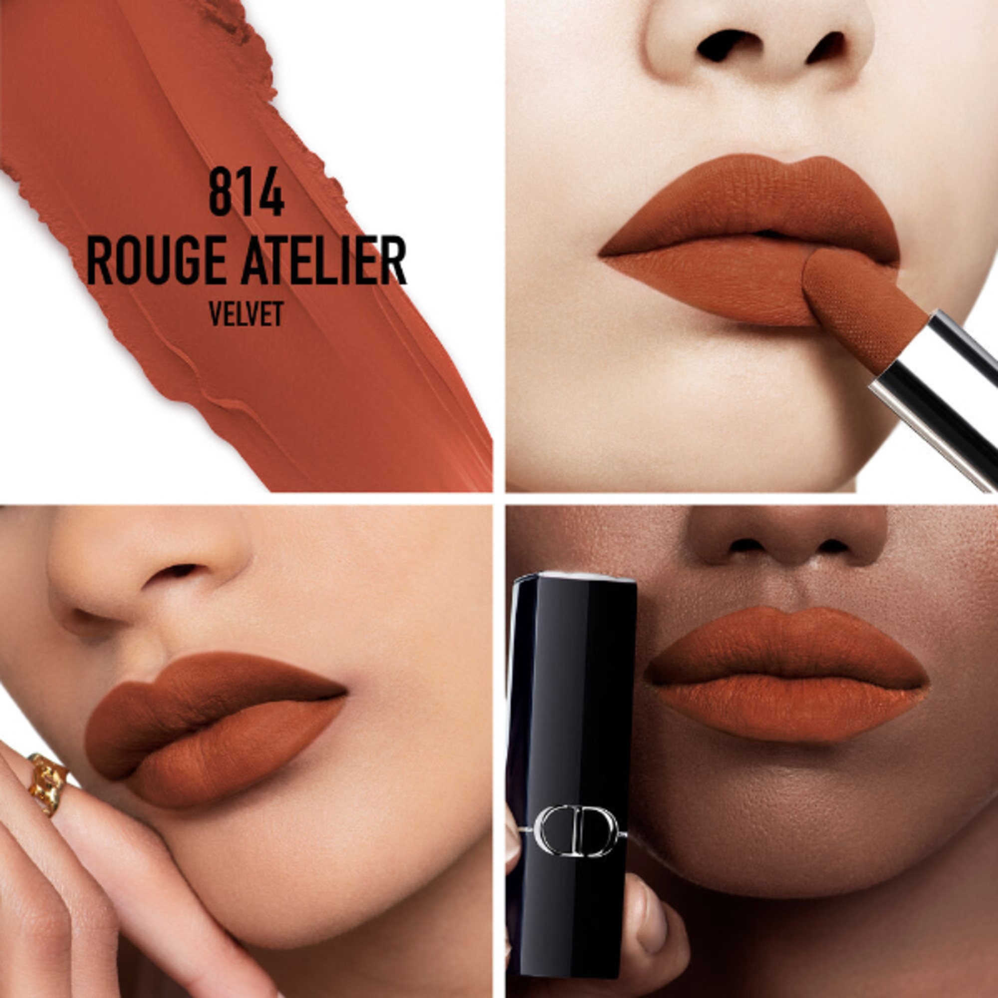  Dior ROUGE DIOR VELVET Rossetto - Comfort e Lunga Tenuta - Trattamento Floreale Idratante  1 di 3 