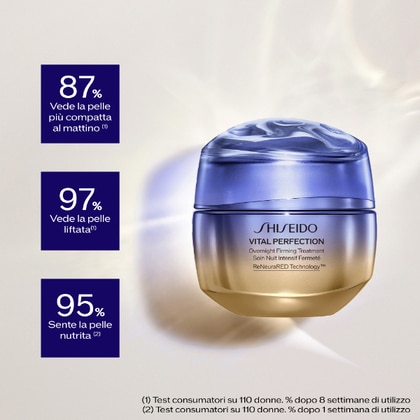 50ml ric Shiseido VITAL PERFECTION Overnight Firming Treatment  1 di 3 