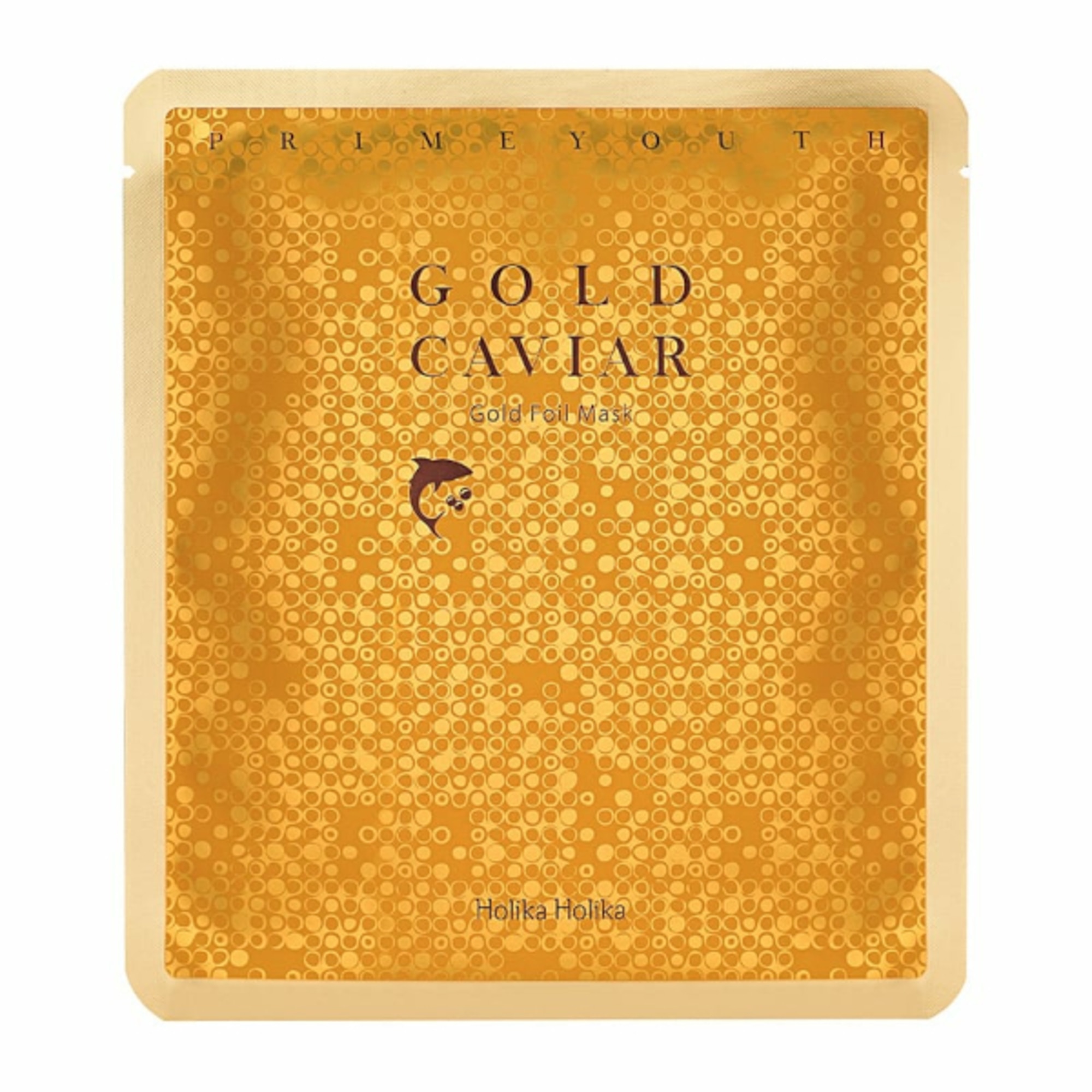 25 G HOLIKA HOLIKA GOLD CAVIAR FOIL MASK Maschera Viso in Tessuto 1 di 1