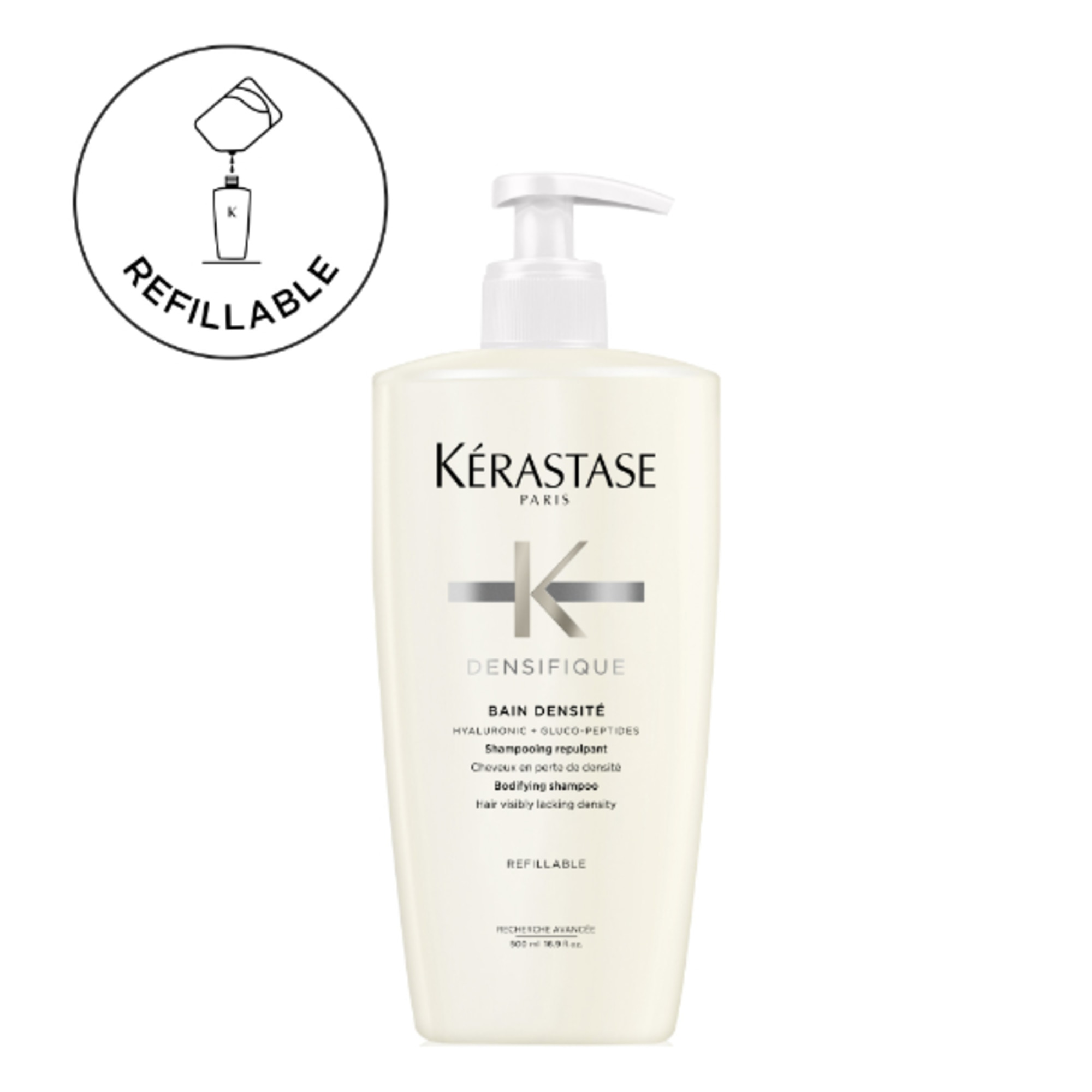 500 ML Kerastase DENSIFIQUE Bain Densité Ricaricabile 1 di 8