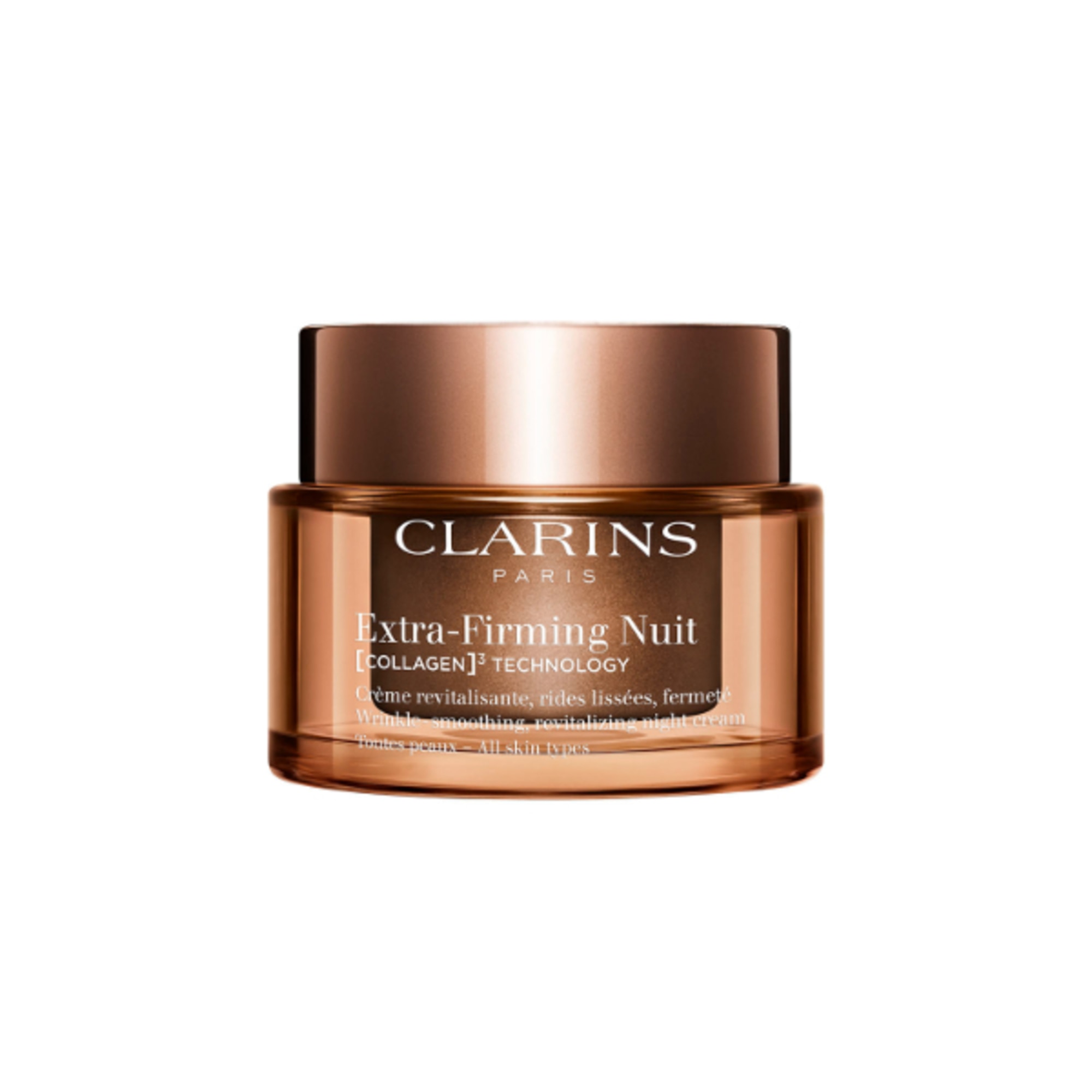 50 ML Clarins EXTRA-FIRMING NUIT Crema Notte Anti-Età Tutti i Tipi di Pelle 1 di 6