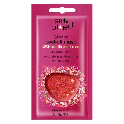 10 ML Selfie Project GLOWING PEEL-OFF MASK Maschera Peel-off Illuminante #ShinelikeaLove  1 di 1 