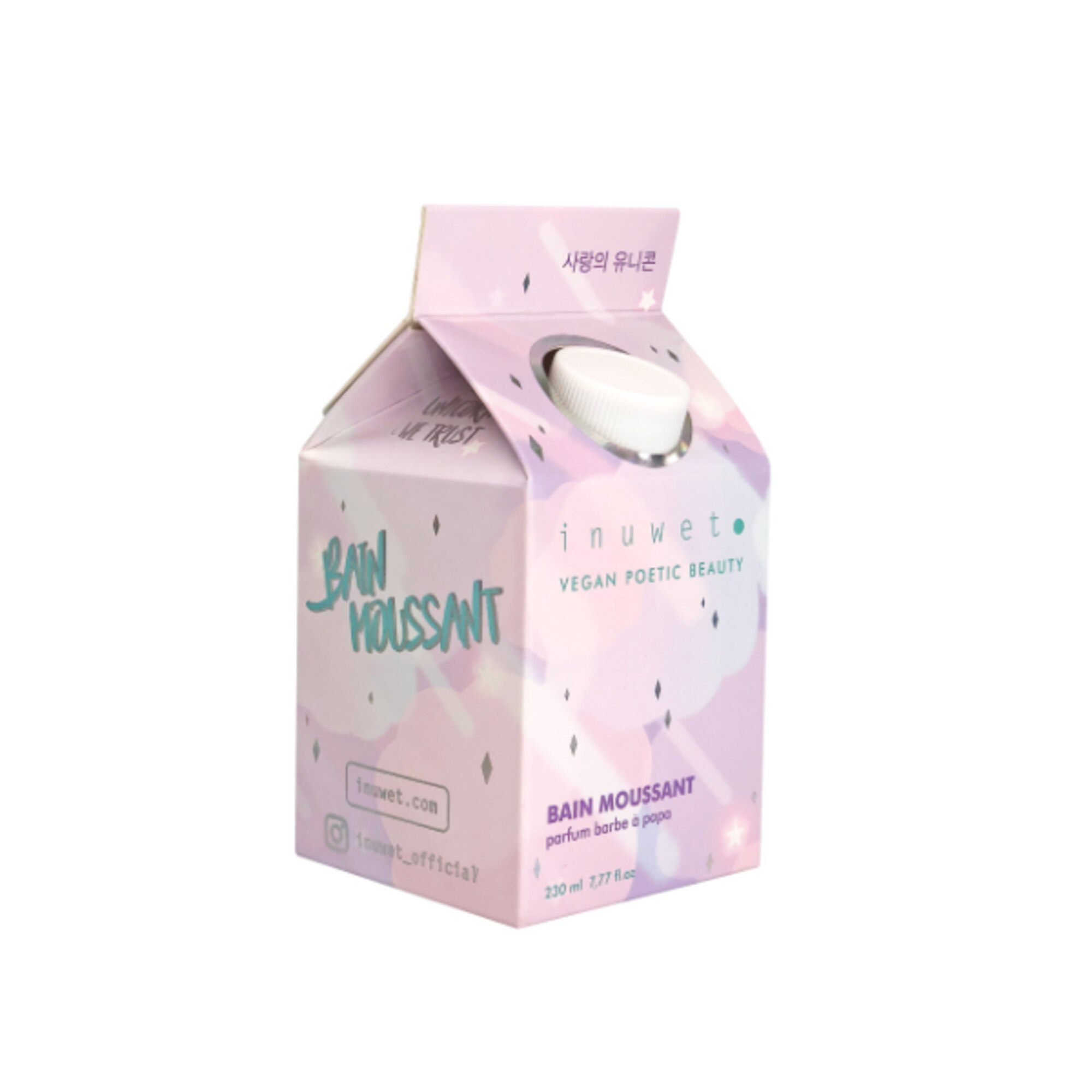 230 ML Inuwet BAGNOSCHIUMA ZUCCHERO FILATO Bagnoschiuma 1 di 2