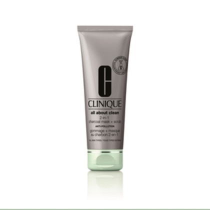 100 ML Clinique ALL ABOUT CLEAN 2 In 1 Charcoal Mask + Scrub  1 di 1 