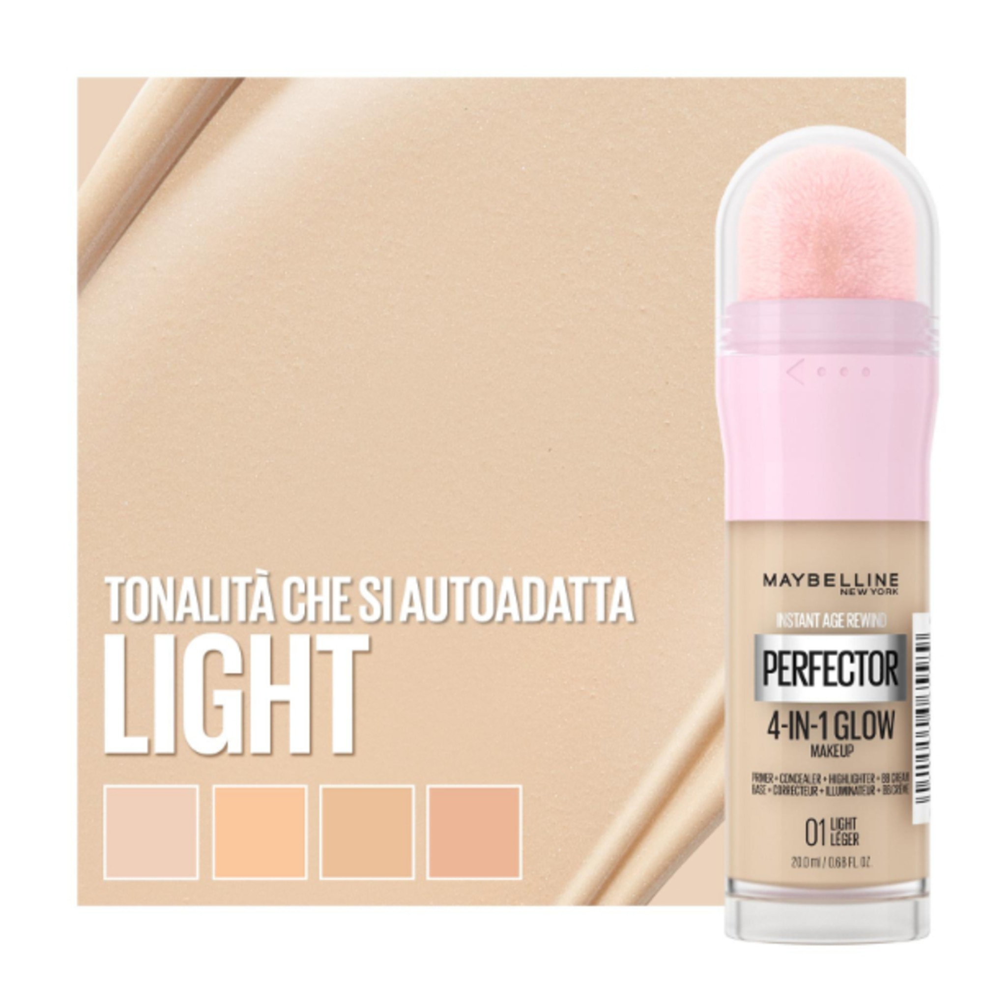  MAYBELLINE INSTANT PERFECTOR GLOW Fondotinta  2 di 3 Fondotinta