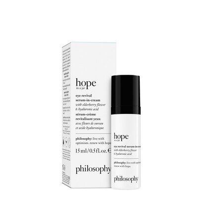 15 ML PHILOSOPHY HOPE IN A JAR Eye Revival Siero In Crema Contorno Occhi  1 di 3 