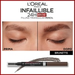 L'Oréal Paris INFAILLIBLE BROW XPERT Matita Sopracciglia Triangolare Riempitiva 3 di 3 Matita Sopracciglia Triangolare Riempitiva