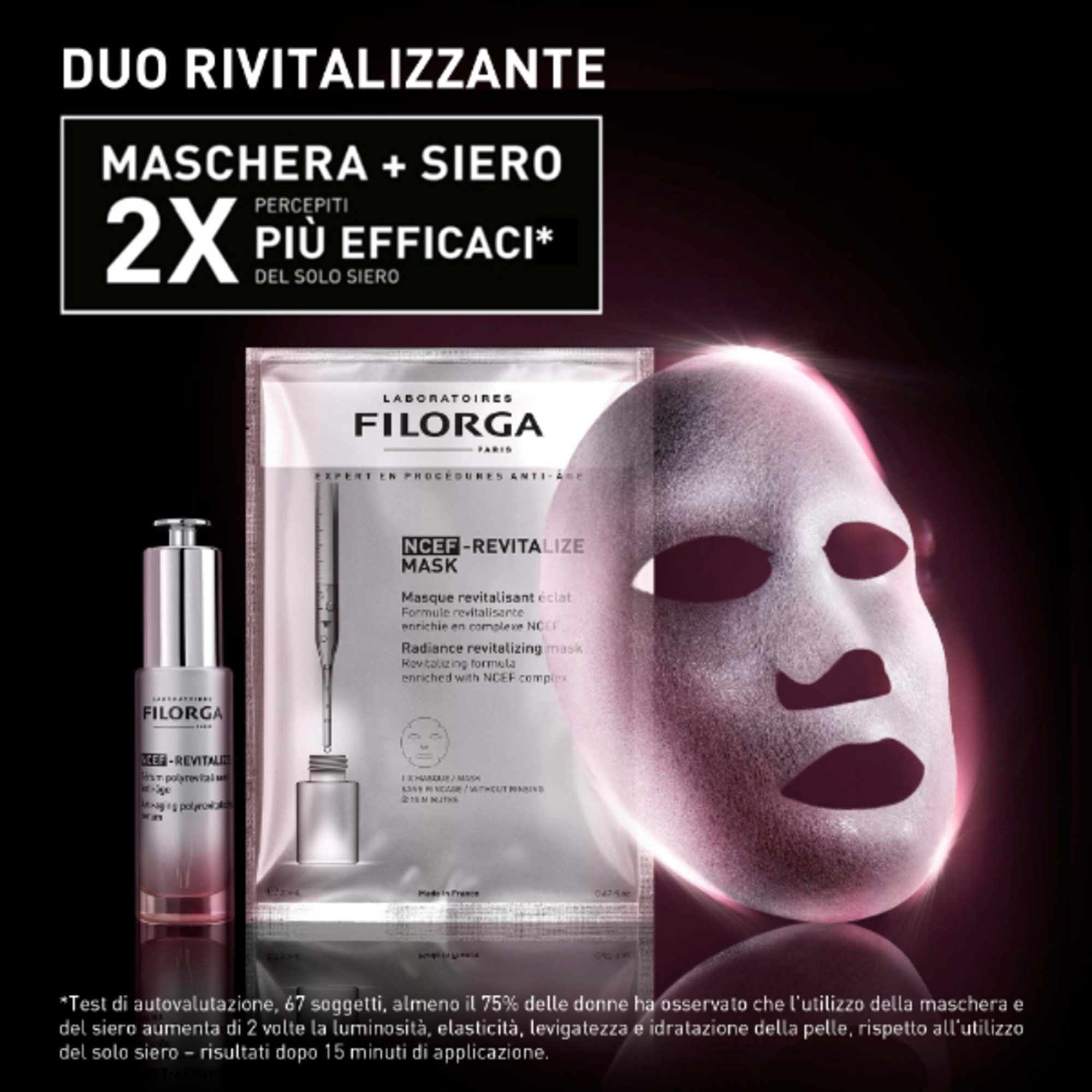 Maschera in Tessuto Rivitalizzante