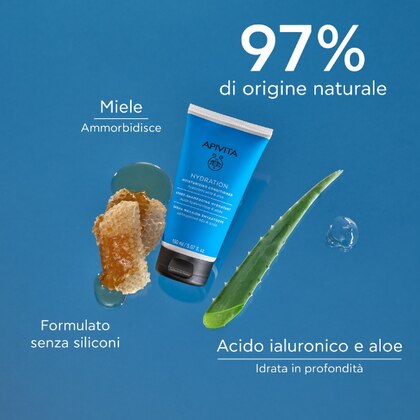 150 ML Apivita CONDITIONER MOISTURIZING Balsamo Idratante  1 di 5 