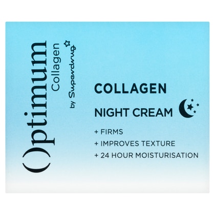 50 ML Superdrug Optimum COLLAGEN Crema Notte  1 di 2 