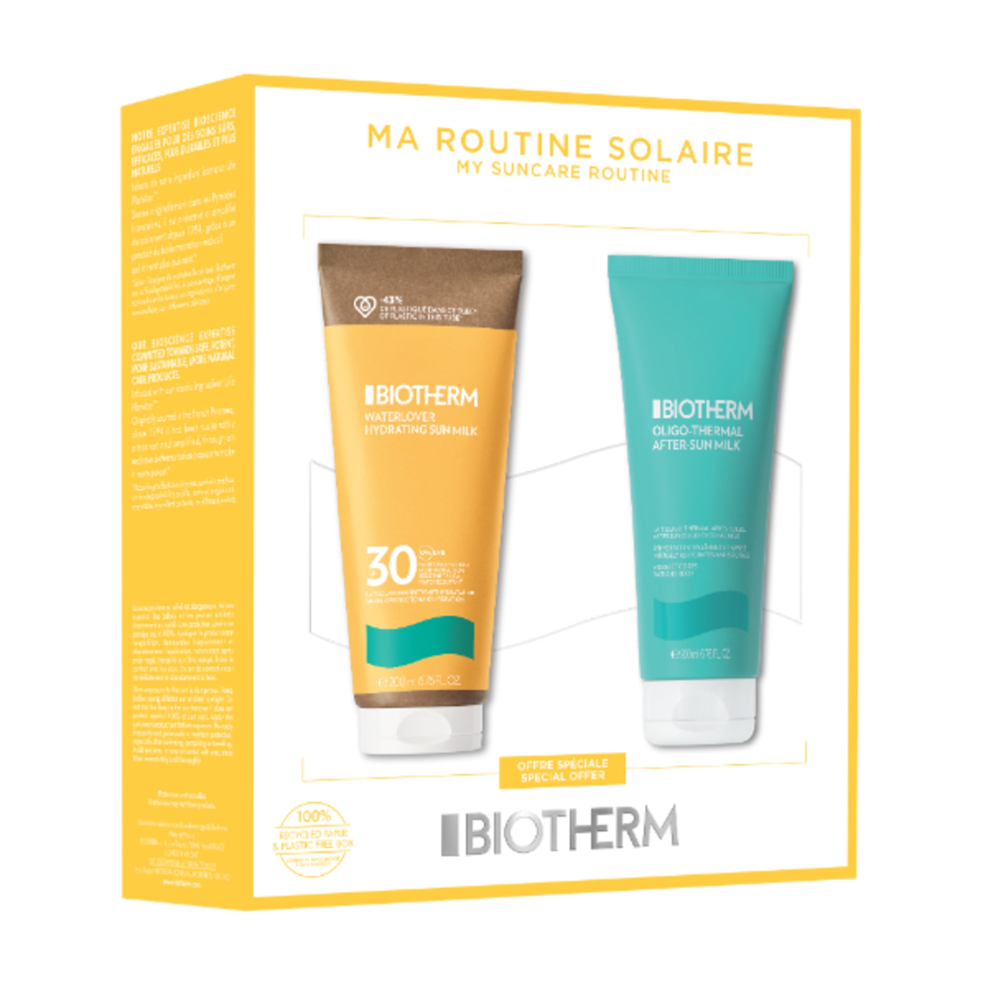200ml+200ml Biotherm MY ROUTINE SOLAIRE SPF 30 Cofanetto Regalo 1 di 1