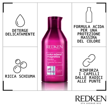 500 ML Redken COLOR EXTENDED MAGNETICS Shampoo  1 di 3 