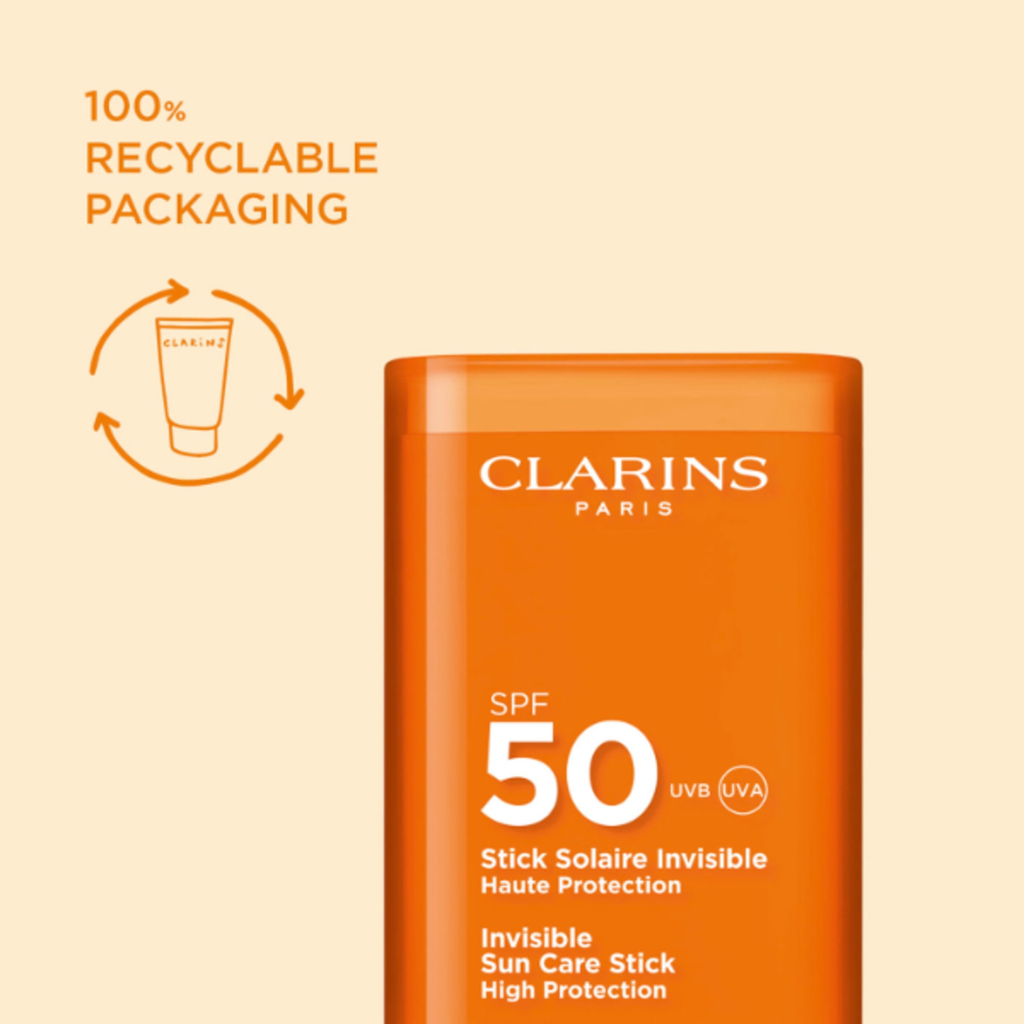 Stick Solare Invisibile Protezione Alta SPF50