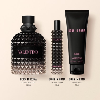 100ml+75ml+15ml Valentino BORN IN ROMA UOMO Cofanetto Regalo  1 di 4 