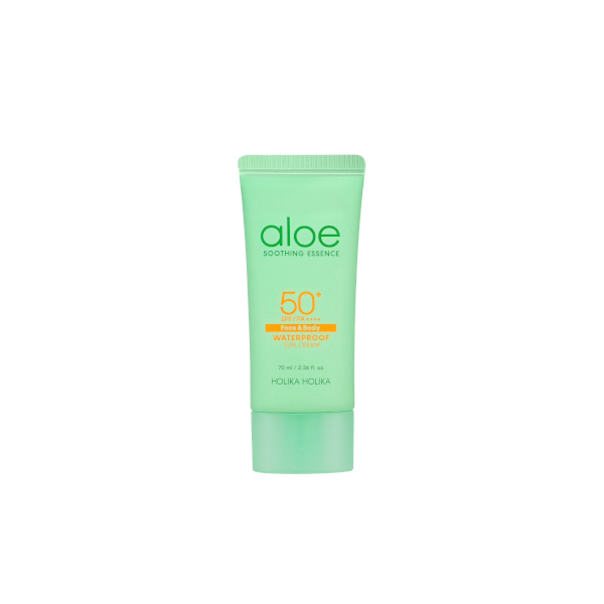 70 ML HOLIKA HOLIKA WATERPROOF SUN CREAM SPF50+ Aloe Soothing Essence Waterproof Sun Cream SPF50+ 1 di 1