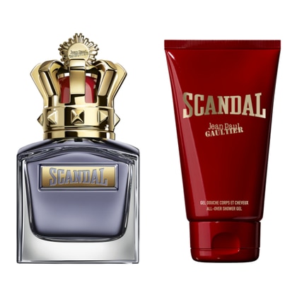 50ml+75ml Jean Paul Gaultier COFANETTO SCANDAL POUR HOMME Cofanetto Regalo  1 di 3 