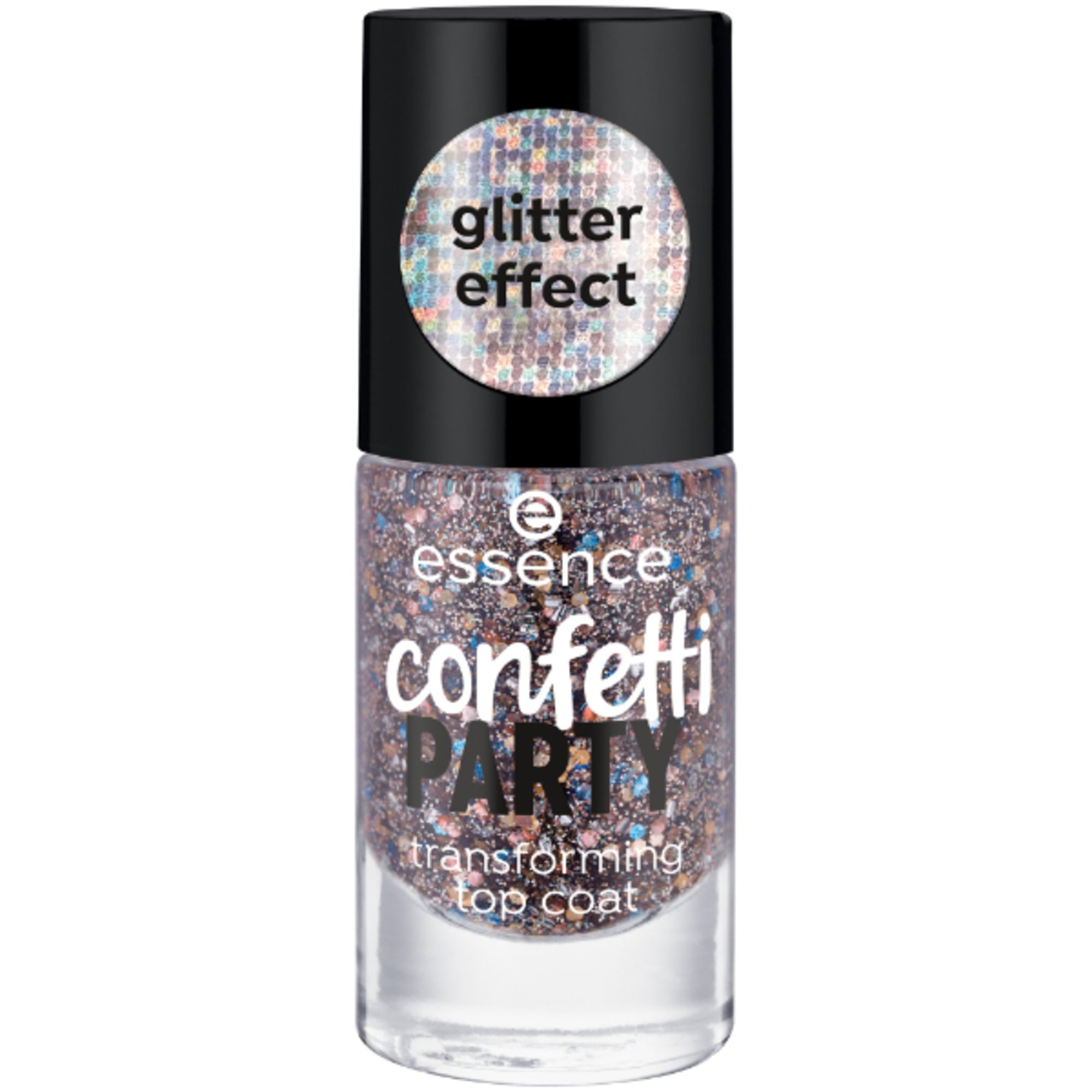 Essence CONFETTI PARTY TRANSFORMING Smalto Unghie 1 di 3