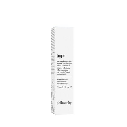 75 ML PHILOSOPHY HOPE IN A JAR Peeling Mousse Illuminante  1 di 3 