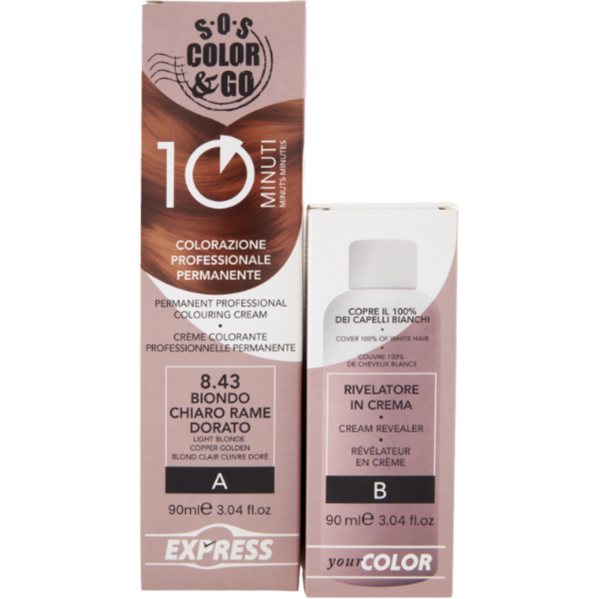 ALAMA PROFESSIONAL SOS COLOR&GO 10MIN Duo Set 1 di 1 Duo Set
