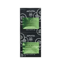 2x8ml Apivita EXPRESS CUCUMBER Maschera Viso  1 di 2 