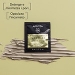 2x8ml Apivita EXPRESS GREEN CLAY Maschera Viso  3 di 5 Maschera Viso