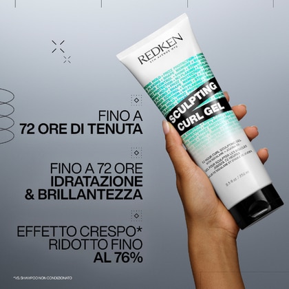 250 ML Redken SCULPTING CURL GEL Gel per Capelli Ricci  1 di 8 