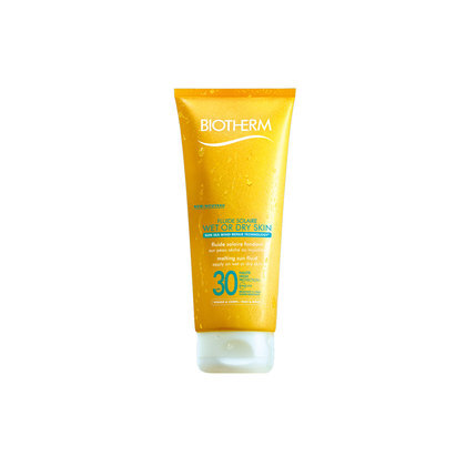1 PCS Biotherm LINEA SOLARI Fluide Solare Wet Or Dry Skin - Spf 30  1 di 1 