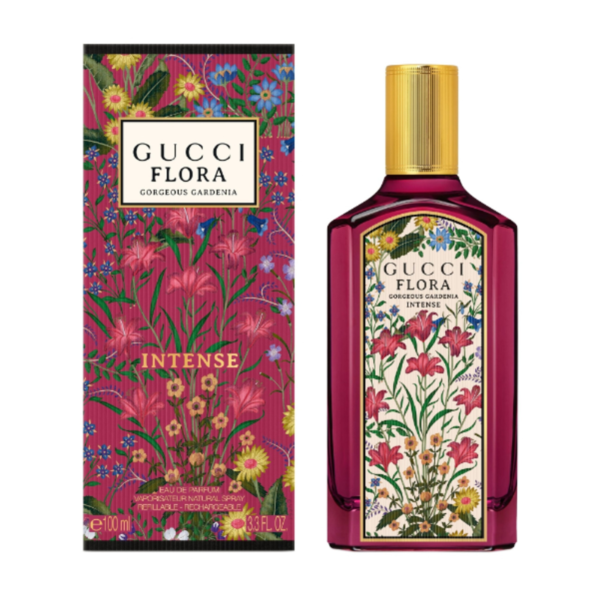 100 ML Gucci GUCCI FLORA GORGEOUS GARDENIA Eau de Parfum Intense 1 di 7