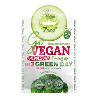 25 G 7Days GOVEGAN - GREEN DAY Maschera Viso in Tessuto - Tonificante  1 di 2 