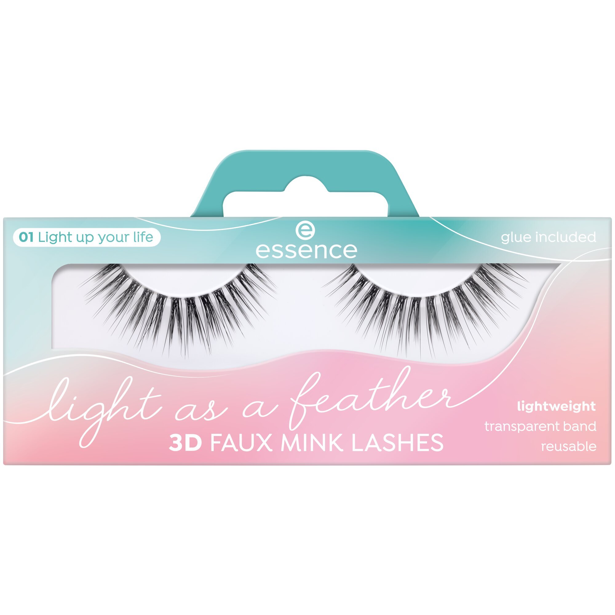 Essence LIGHT AS A FEATHER Ciglia Finte Effetto Visione 3D 1 di 3