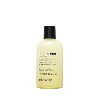 240 ML PHILOSOPHY PURITY MADE SIMPLE OIL-FREE Detergente Viso  1 di 3 