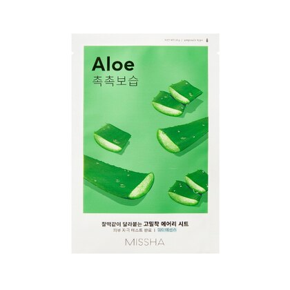 19 G MISSHA AIRY FIT SHEET MASK Maschera in Tessuto all'Aloe  1 di 1 