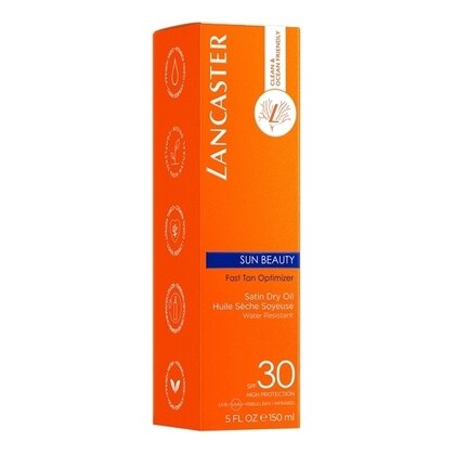 150 ML Lancaster SUN BEAUTY Olio secco SPF30 Fast Tan Optimizer  1 di 3 