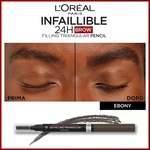 L'Oréal Paris INFAILLIBLE BROW XPERT Matita Sopracciglia Triangolare Riempitiva 3 di 3 Matita Sopracciglia Triangolare Riempitiva
