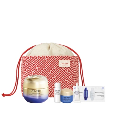 50ml+7ml+15ml+3ml Shiseido VITAL PERFECTION POUCH SET Cofanetto Regalo  1 di 3 