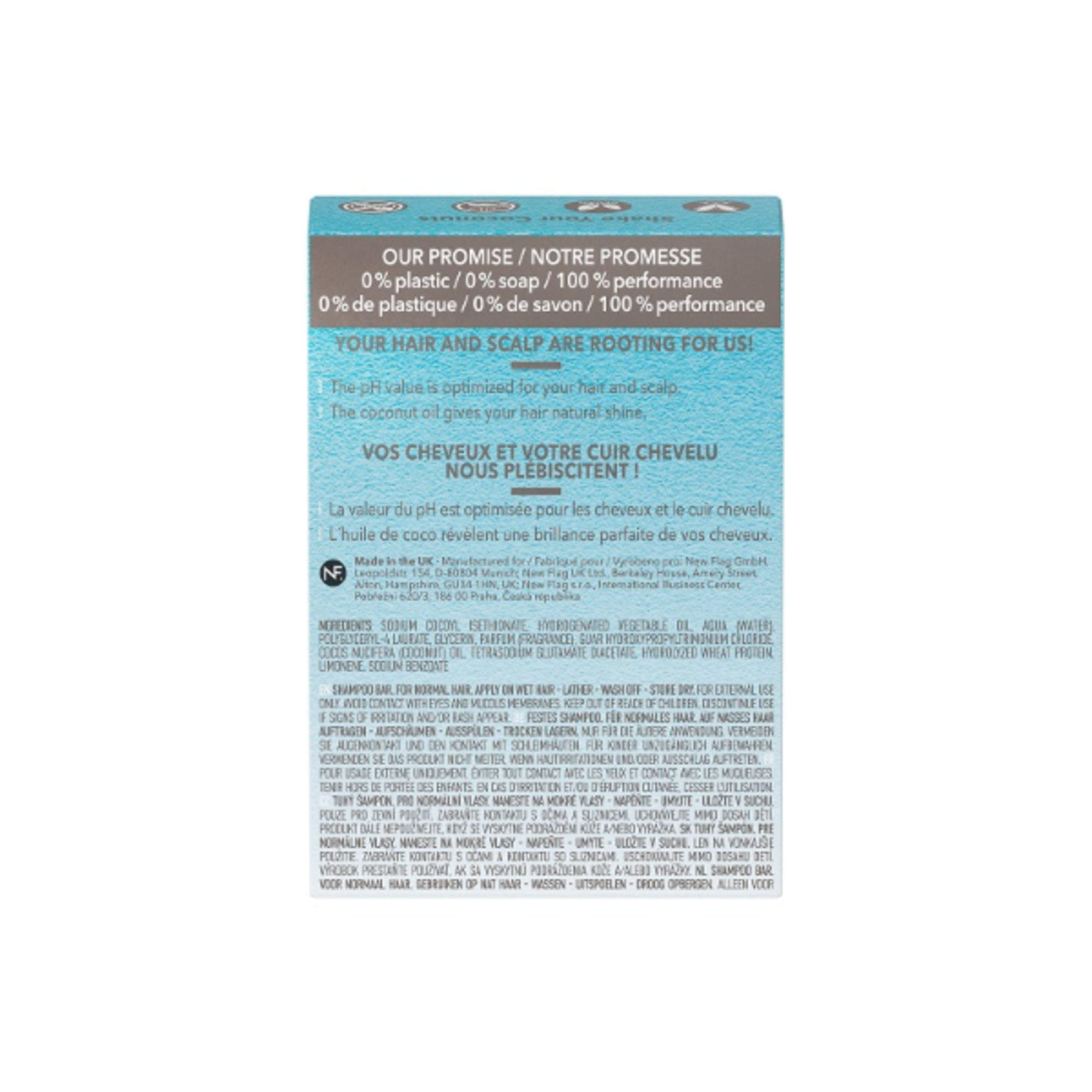 Shampoo Solido Detergente Cocco