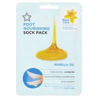  Superdrug S/D FOOT NUORISHING SOCK PACK Maschera Piedi all'Olio di Marula  1 di 2 