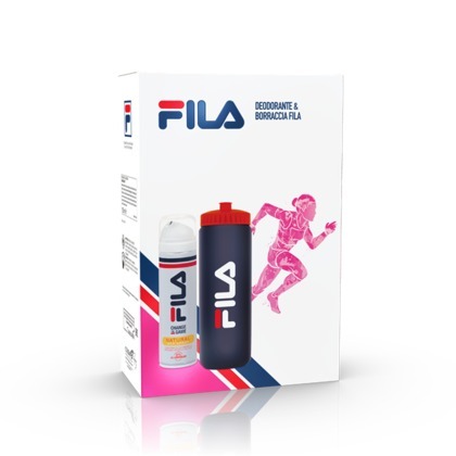  undefined COFANETTO REGALO FILA DONNA DEODORANTE NATURAL + BORRACCIA  1 di 2 