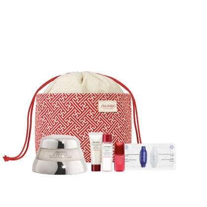 50ml+15ml+30ml+10ml Shiseido BIO-PERFORMANCE POUCH SET SET BOP ADVANC SUPER REVIT CRM  1 di 3 