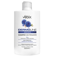 500 ML Vebix DERMOLINE IDRATANTE Shampoo Uso Frequente  