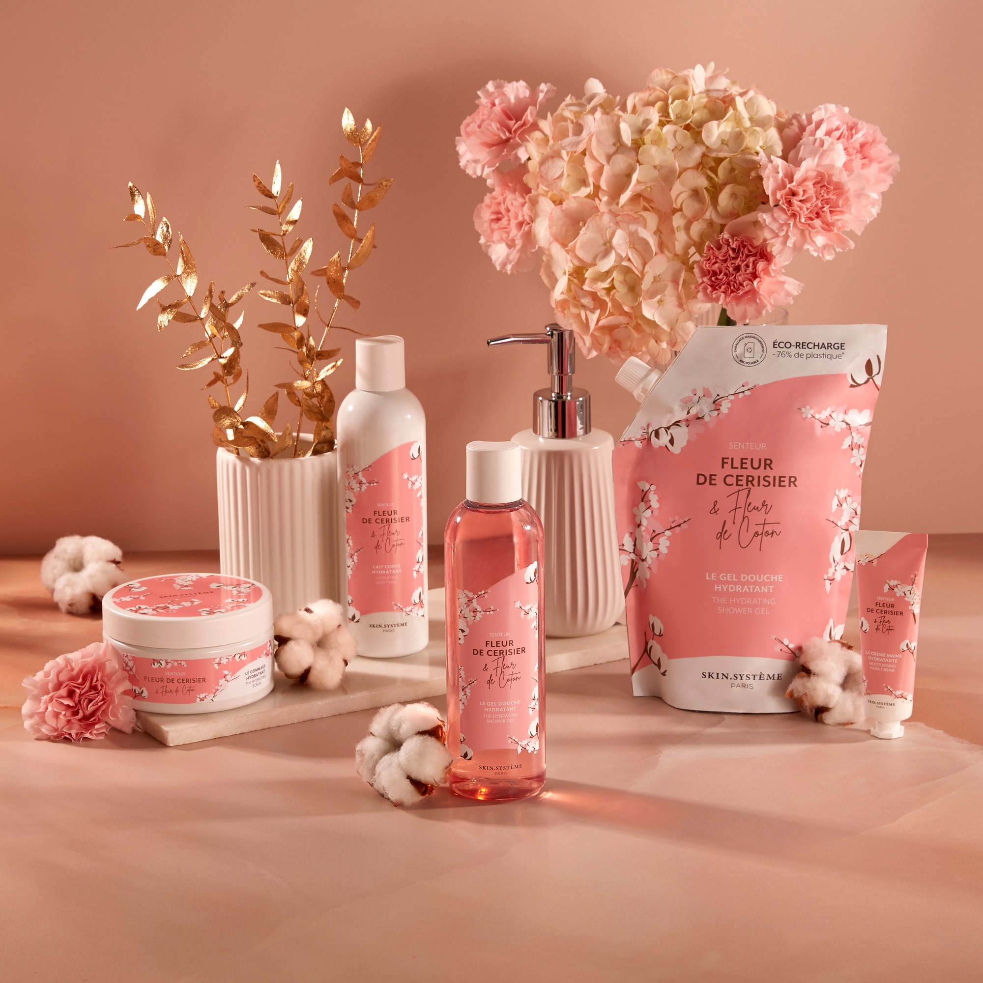 Scrub Corpo Fiori di Ciliegio e Cotone