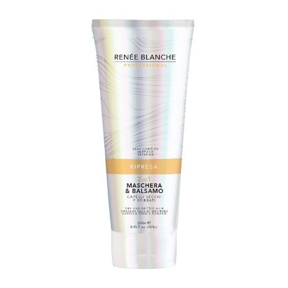 250 ML Renée Blanche RIPRESA - TRATTAMENTO RISTRUTTURANTE 2 In 1 Balsamo & Maschera - Capelli Secchi E Sfibrati  1 di 1 