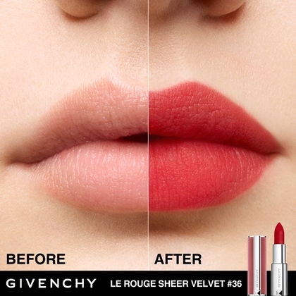  Givenchy LE ROUGE SHEER VELVET RICARICA ROSSETTO MATT  1 di 3 