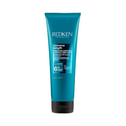 250 ML Redken EXTREME LENGHT TRIPLE ACTION TREATMENT Maschera per Capelli Lunghi  1 di 3 