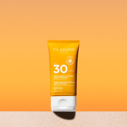 50 ML Clarins CRÈME SOLAIRE JEUNESSE Crema Solare Protezione Alta SPF 30  1 di 5 