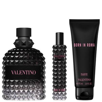 100ml+75ml+15ml Valentino COFANETTO BORN IN ROMA UOMO Cofanetto Regalo  1 di 3 